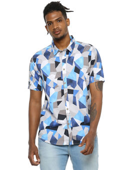 Campus Sutra - Men Multi colour Printed Casual Shirt