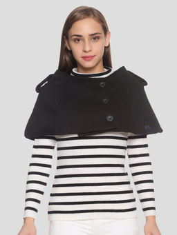 PINACOLADA - Women Casual Solid Black Top