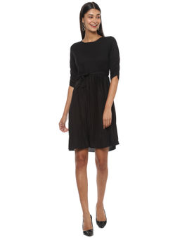 PINACOLADA - Women Black Color Solid Dress