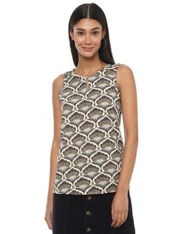 PINACOLADA - Women Cream Color Printed Top