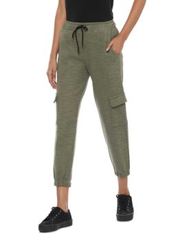 PINACOLADA - Women Green Color Solid Joggers