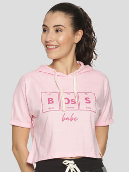 PINACOLADA - Women Casual Full Sleeve Printed Pink Top