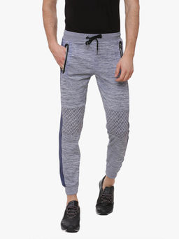 Campus Sutra - Men Solid Blue Track Pants