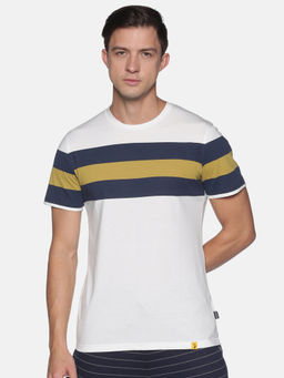 Campus Sutra - Men Stylish Striped Casual T-Shirts
