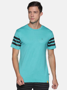Campus Sutra - Men Stylish Sleeve Striped Casual T-Shirts