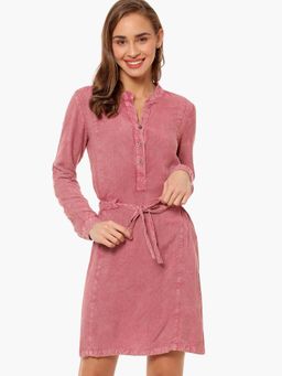 PINACOLADA - Women A-line Knee-Length Maroon Dress