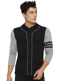 Campus Sutra - Men Solid Casual Black Shirt