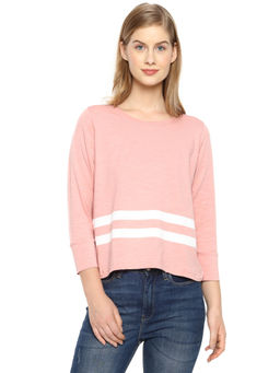 PINACOLADA - Women Stylish Pink Solid Casual Tops