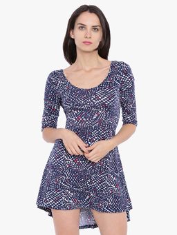 PINACOLADA - Blue Printed Dress