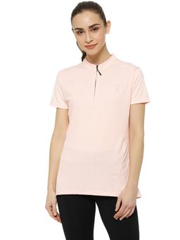 PINACOLADA - Women Solid Round Neck Orange T-Shirt
