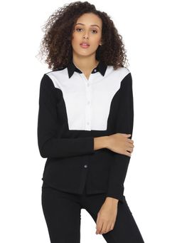 PINACOLADA - Women Solid Casual Black Shirt