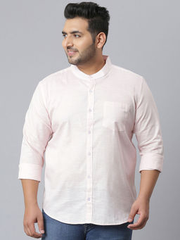 Instafab Plus - Men Solid Stylish Full Sleeve Casual Shirts