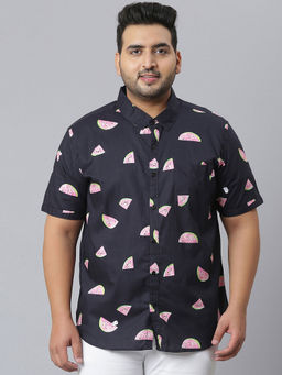 Instafab Plus - Men Graphic Design Stylish Full Sleeve Casual Shirts