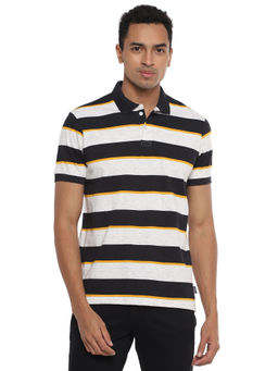 Campus Sutra - Colour block Stylish Casual Polo T-Shirt