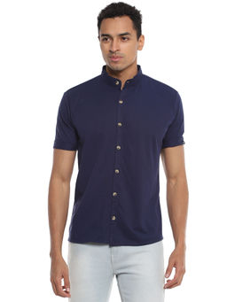 Campus Sutra - Solid Stylish Half Sleeve Casual Shirts