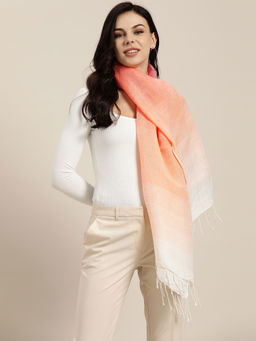 Twenty Dresses by Nykaa Fashion - Orange Frays At The Edge Scarf