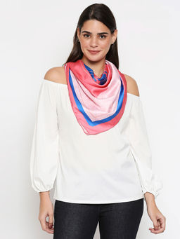 Twenty Dresses by Nykaa Fashion - Pink The Paisley Fun Scarf