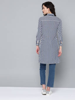 Trend Arrest - White Printed Shirt