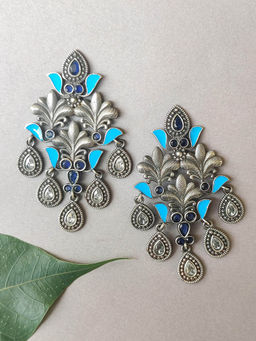 Biba - Blue Festive Earrings