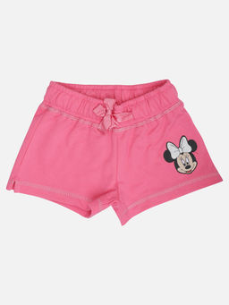 Kidsville - Mickey & Friends Featured Pink Shorts For Girls