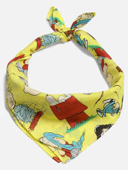 Free Authority - Yellow Printed Scarf
