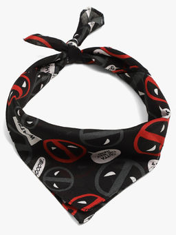 Free Authority - Black Printed Scarf