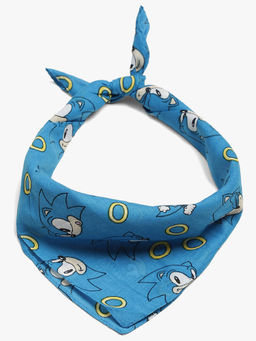 Free Authority - Blue Printed Scarf