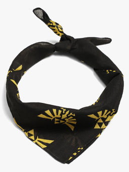 Free Authority - Black Printed Scarf