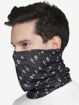 Free Authority - Black Printed Scarf