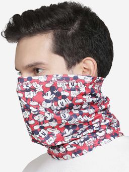 Free Authority - Red Printed Scarf