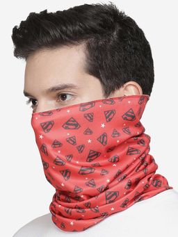 Free Authority - Red Printed Scarf