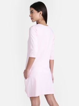 Free Authority - Peanuts Featured Pink Dress For Women