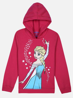 Kidsville - Frozen Featured Pink Hoodie for Girls