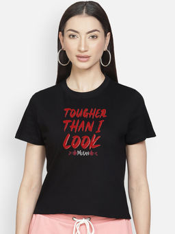 Free Authority - Mulan printed Black T-Shirt