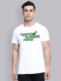 Free Authority - Loki Featured White T-Shirt For Men