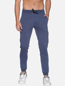 Campus Sutra - Men Navy Blue Casual Jogger