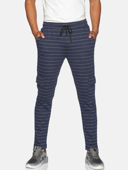 Campus Sutra - Men Stylish Navy Blue Jogger