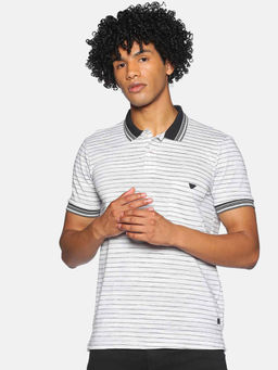 Campus Sutra - Men Short Sleeves Grey Color Polo T-Shirt