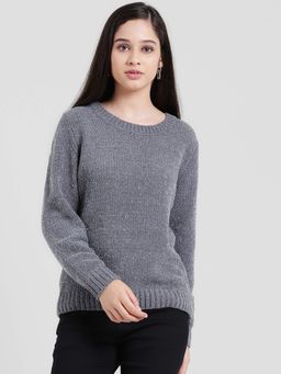 Zink London - Grey Solid Sweater