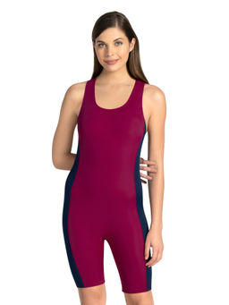 Amante - Racerback Legsuit - Maroon