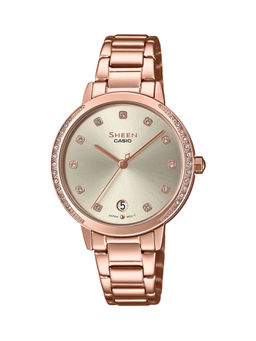 Casio - SX271 Sheen Rose Gold ( SHE-4056PG-4AUDF ) Analog Watch - For Women