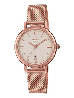 Casio - SX280 Sheen Rose Gold ( SHE-4540CGM-4AUDF ) Analog Watch - For Women