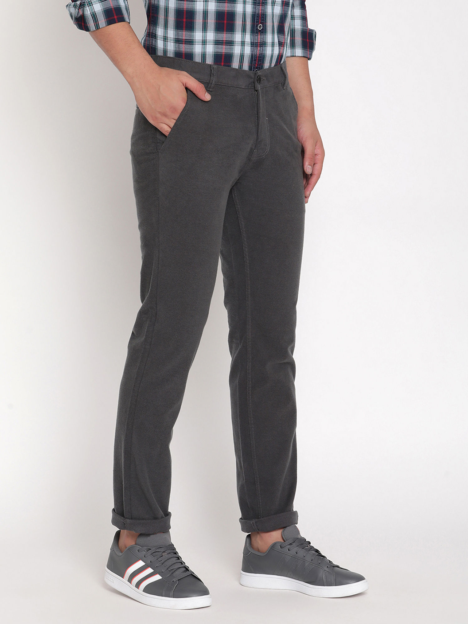 Buy OCTAVE Mens Steel Trouser Online 