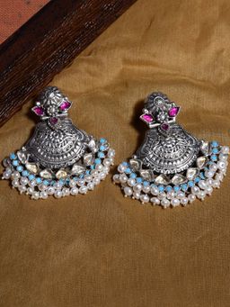 Tribe Amrapali - Silver Ziva Earrings