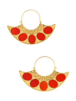 Tribe Amrapali - Silver Hamra Hoops