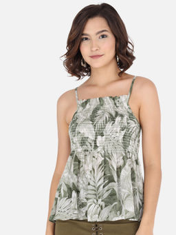 Trend Arrest - Tropical Green Top
