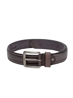 Teakwood - Leathers Grey Solid Belt