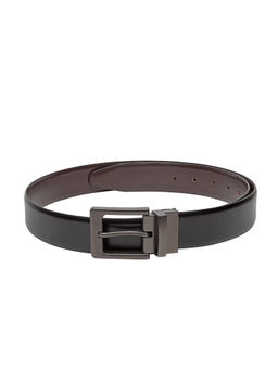 Teakwood - Leathers Black Solid Belt