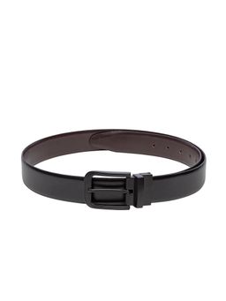 Teakwood - Leathers Black Solid Belt