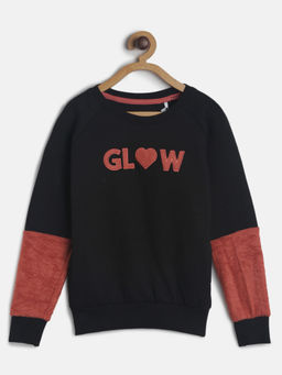 Tales & Stories - Black Embroidered Sweatshirt